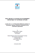 Levels of 2, 3, 7, 8-Tetrachlorodibenzo-p-dioxin in Australian Vietnam Veterans publication cover image