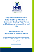 Sleep and Falls - Prevalence of Subjective Sleep Difficulties publication cover image
