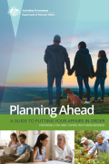 Cover for planning ahead