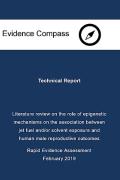 Summary Report - Literature review on the role of epigenetic mechanisms on the association between jet fuel and/or solvent exposure and human male reproductive outcomes