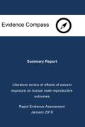 Summary report - Literature review of effects of solvent exposure on human male reproductive outcomes
